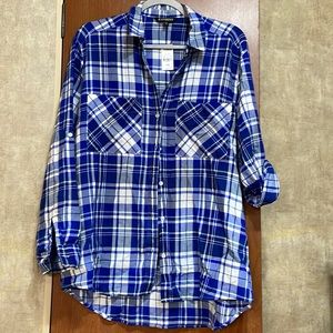 Plaid button up by Express